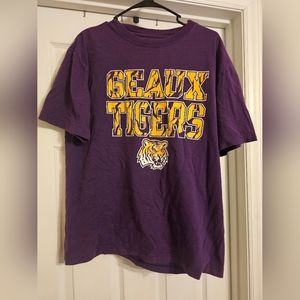 LSU Tigers "Geaux Tigers" T-shirt.  Size:L.